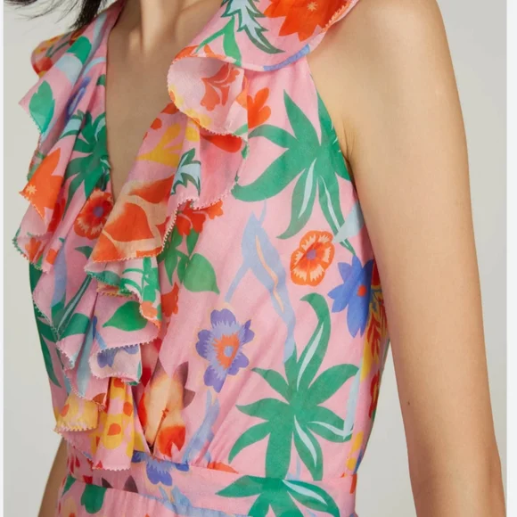 NWT SALONI Cece Paradise Papercut Dress - Picture 2 of 9